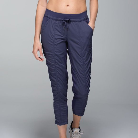 lululemon athletica Pants - LULULEMON 4 street to studio pant unlined blue